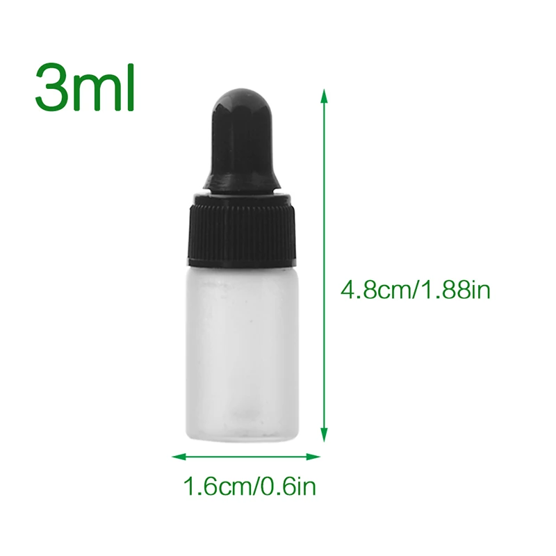 5ml/10 ml/30 ml/50 개/몫/100 ml 작은 유리 병 에센셜 오일 병 유리 병 샘플 테스트 용기