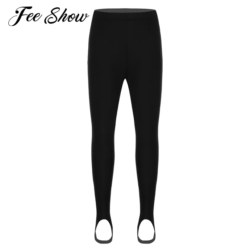 Unisex Kids Boys Girls Yoga Pants Gymnastics Ballet Dancing Leggings Stirrup Pantyhose Stockings Leggings Tights Sportswear