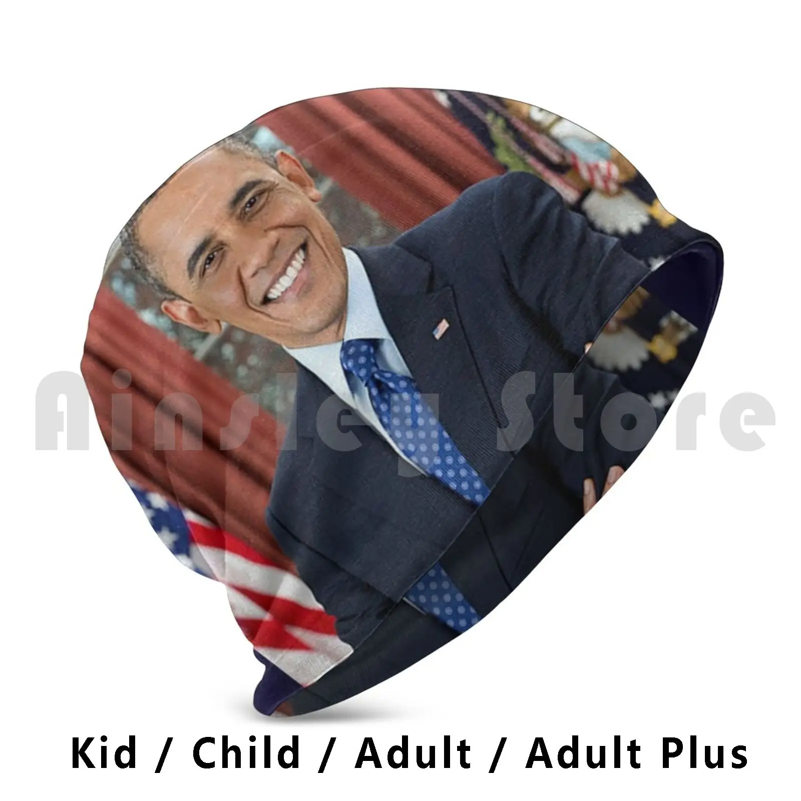 Obama , Barack Obama , 44th , President Of The United States. Beanies Knit Hat Hip Hop Barack Obama African