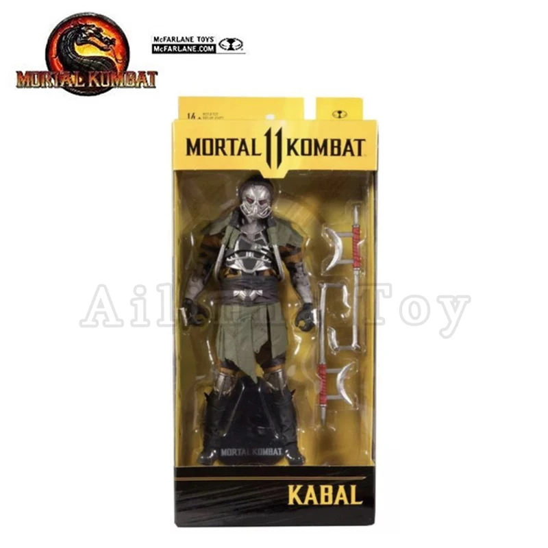 

McFARLANE 7inches Action Figure Mortal Kombat XI Kabal Anime Model For Gift Free Shipping