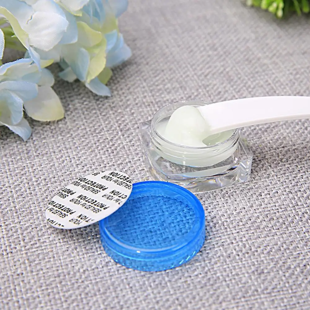 100pcs Mini Plastic Cosmetic Spatula Scoops Disposable Mask Spatula White Spoon Set Makeup Tools