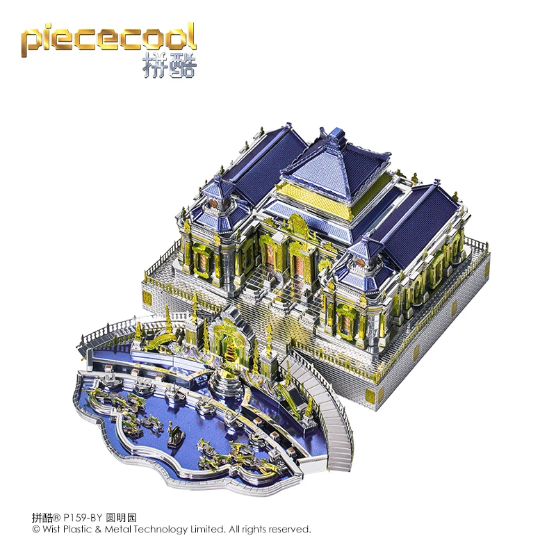 

Piececool 3D Metal Puzzle THE OLD SUMMER PALACE building model KITS Assemble Jigsaw Puzzle DIY Gift Toys For Children