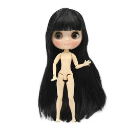 DBS blyth middie doll black hair joint body shiny face 1/8 20cm bjd gift toy anime