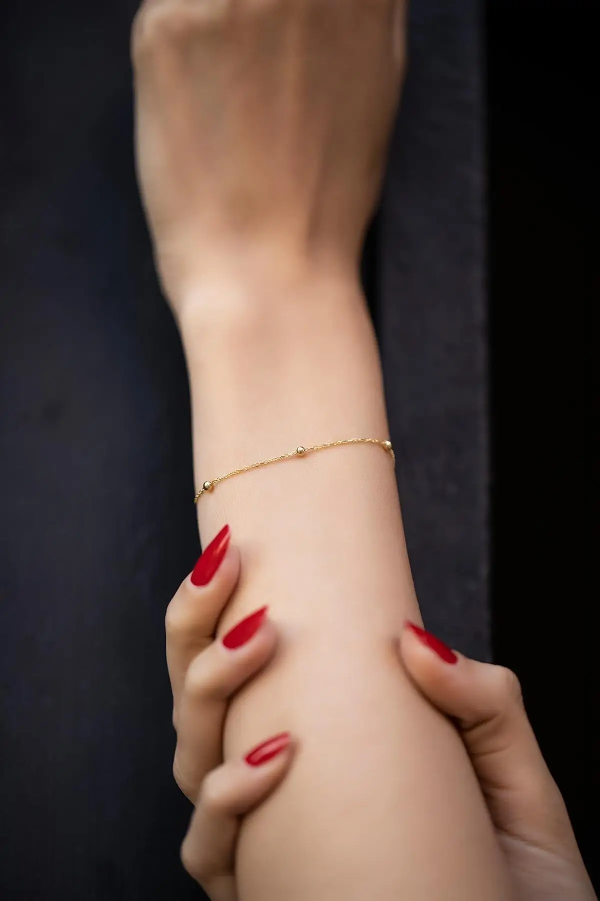 Top Model Gold Plated Chain Bracelet