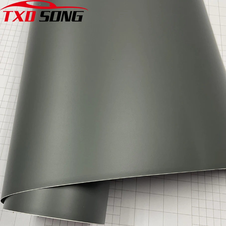 10/20/30/40/50x152CM Matt cement grey Vinyl Car Decal Wrap Sticker Matte Film Wrap For HOOD Roof Motorcycle ScooterCar Wrapping