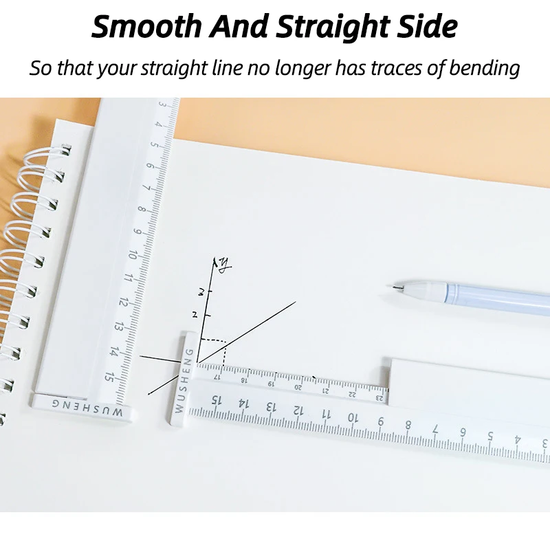 NBX Creative Extension 28.5cm Ruler Drawing Tools Mathematical Children  Practical Student Stationery 12.5cm Caliper For School