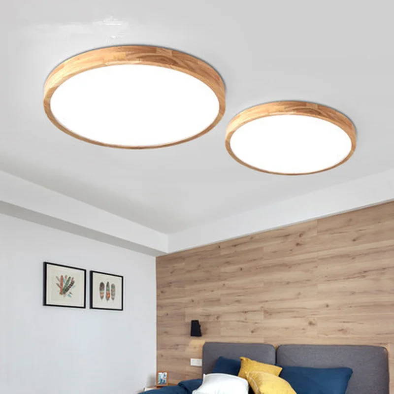 

LED Ceiling Light Modern Lamp Panel Living Room Round Lighting Fixture Bedroom Kitchen Hall Surface Mount Flush Remote Control