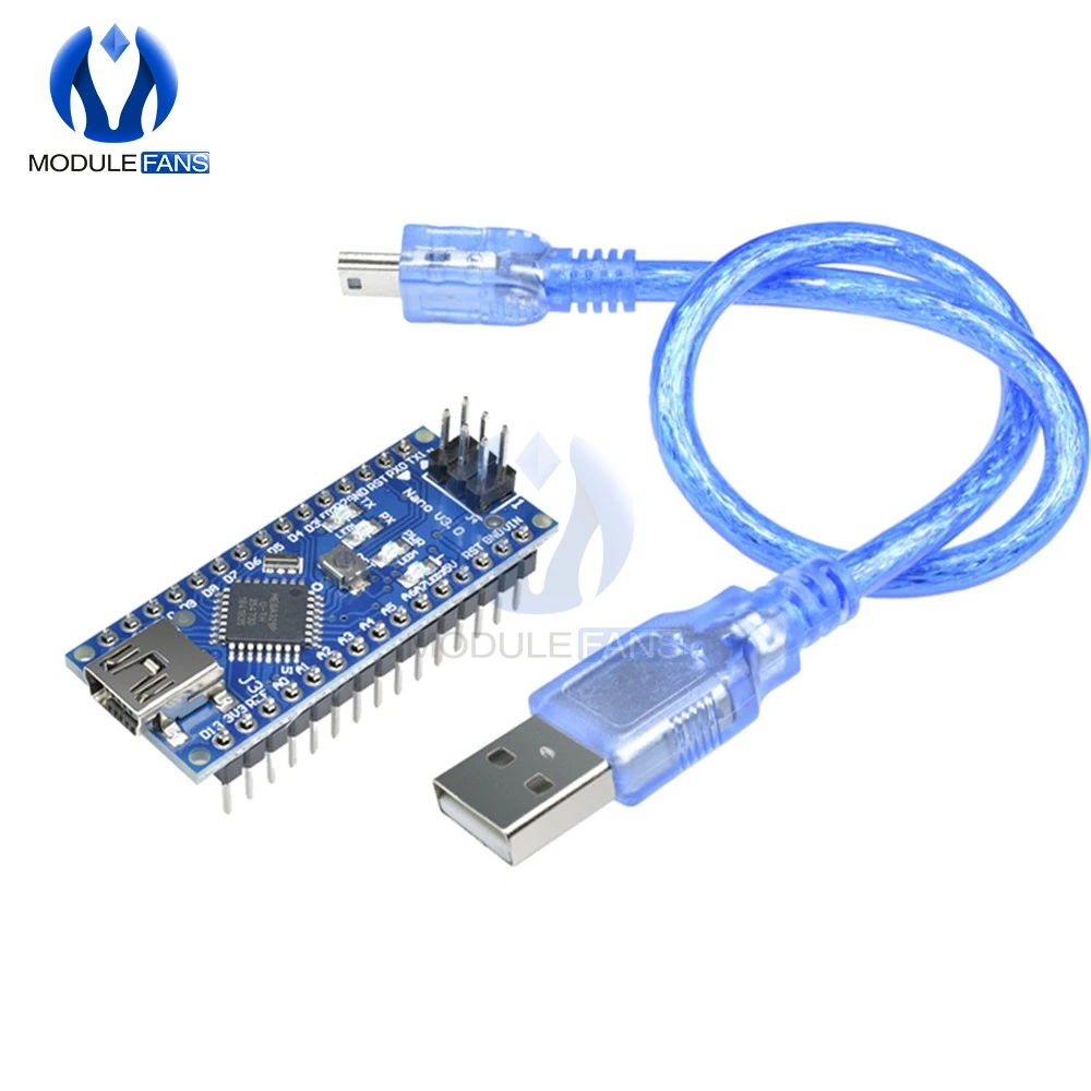 Nano V3.0 3.0 FT232 Chip ATmega328 Atmega328p 16M 16MHZ Board For Arduino  R3 Mini Usb AU Without Usb Cable I/O