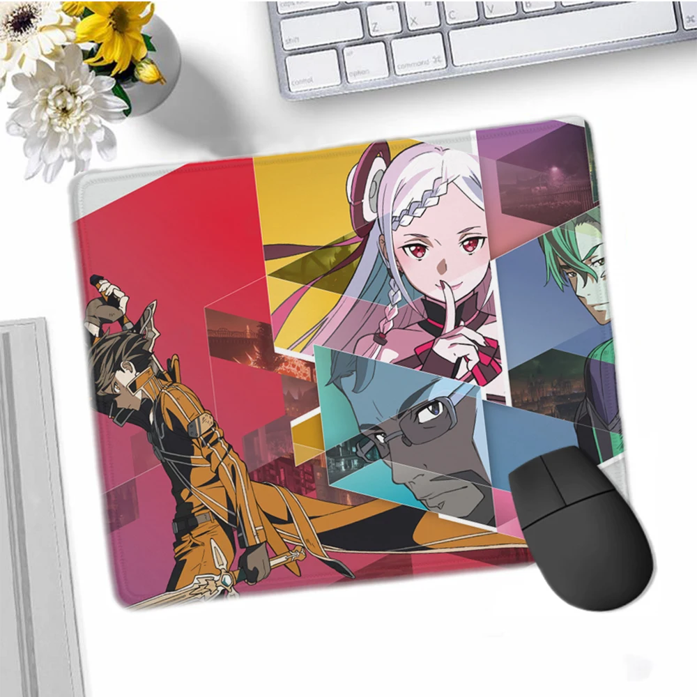 

Hot Anime Comic cartoon Style Mouse Pad Sword Art Online Cute Girls Asuna Pad To Mini Pc Table Mouse Gaming Micemat desk pink