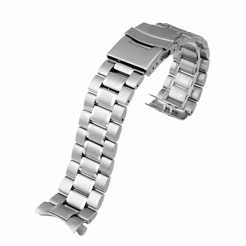 Edelstahl Armband Gebogene Strap Casio EFR-526/303/304/530/556/552 Männer der BEM-506/501 armband Armband 20 22 24mm