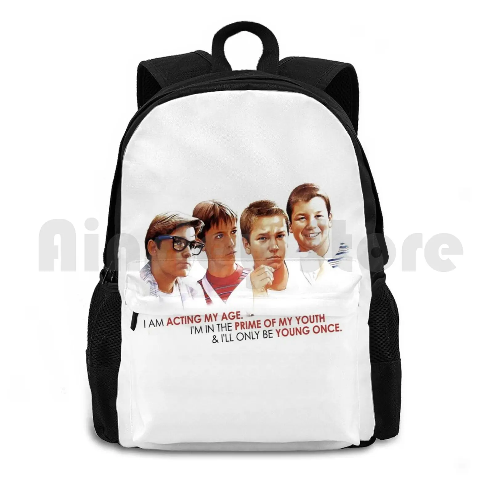 Stand By Me Outdoor Hiking Backpack Waterproof Camping Travel Stand By Me 80s Movies Young For Ever Film