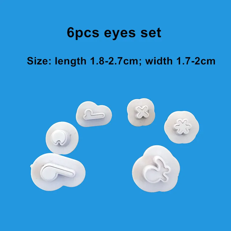 New DIY Creative expression eye glasses eyelashes bread Cake Molds Mould Fondant Tools Cookie Cutter Birthday Cake Decorating