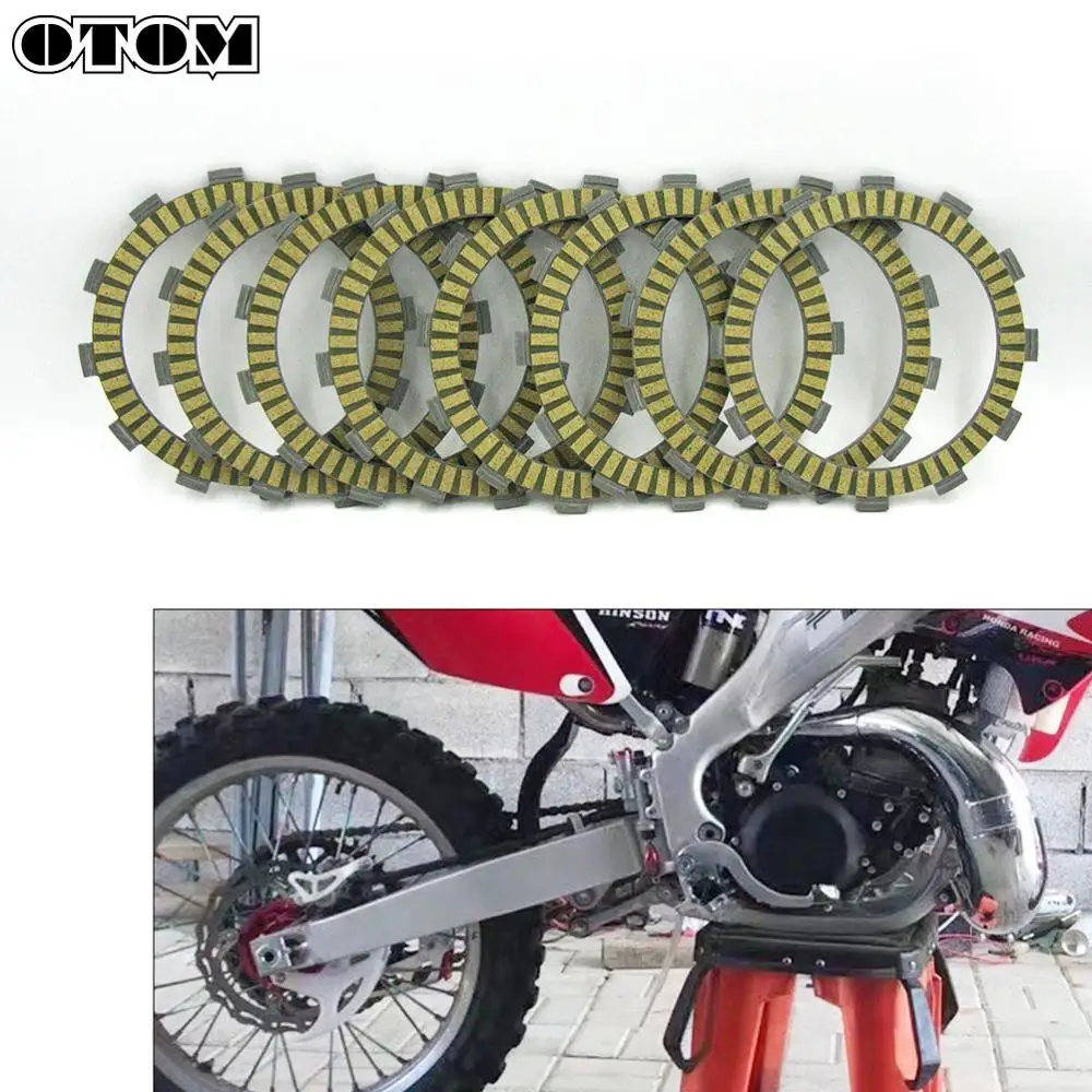 OTOM 8 Pcs 101mm Motorcycle Clutch Friction Plates Set 22201-KS6-700 For HONDA CR125R 2000-2007 CRF250R 2004-2007