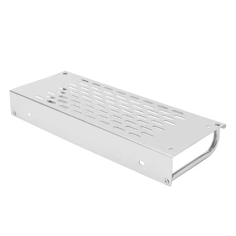 Cucina in Acciaio Inox Mensola del Bagno a Parete Rack di Stoccaggio Singolo Strato