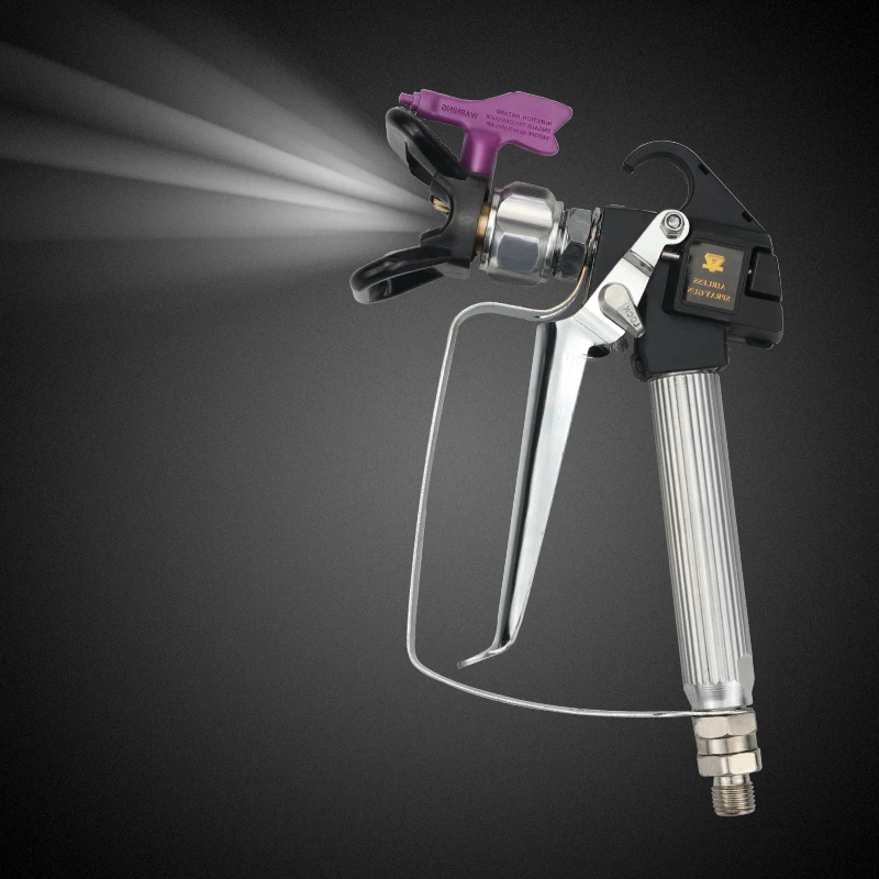 High Pressure Airless Paint Oxidation Aluminum Spray Gun With 517 Spray Tip Nozzle Guard For Wagner Titan Spraying Machine