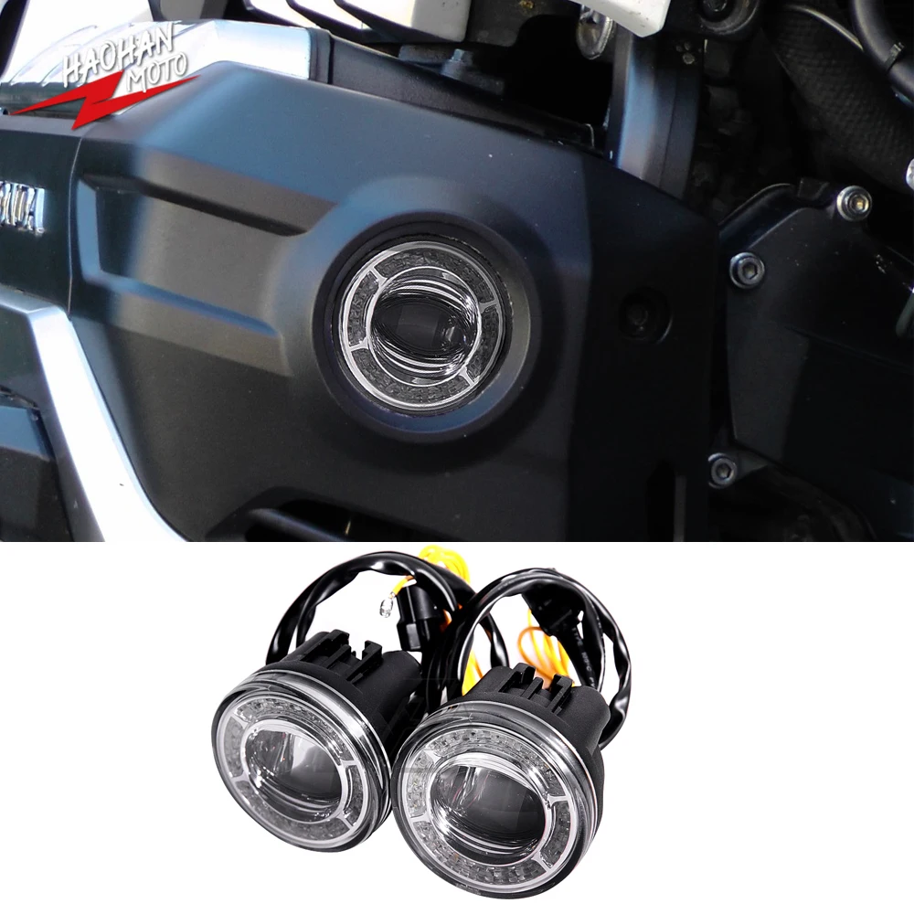 

For Honda Goldwing Tour GL1800 2018-2021 LED Fog Light Bracket with Button