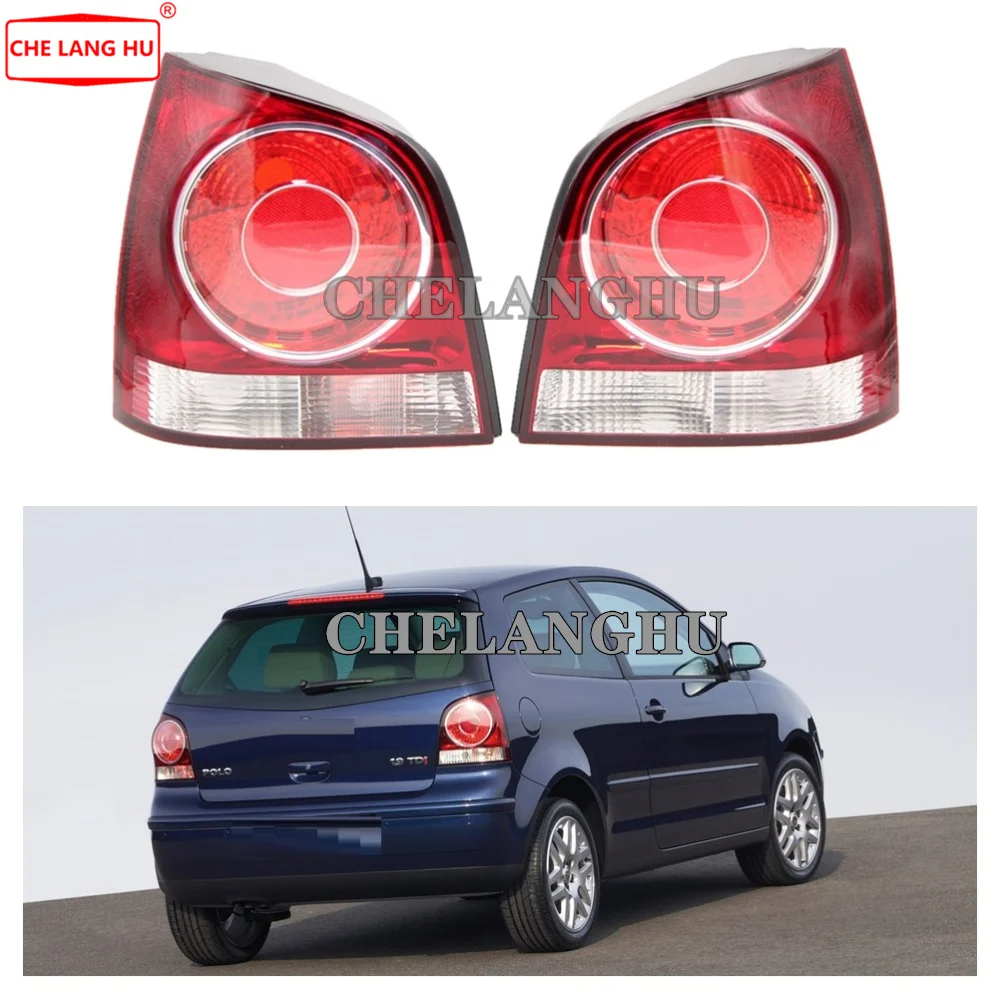 Do VW POLO 9N 9N3 Hatchback 2005 2006 2007 2008 2009 2010 Stylizacja samochodu Obudowa tylnego lewego prawego światła tylnego BEZ żarówek