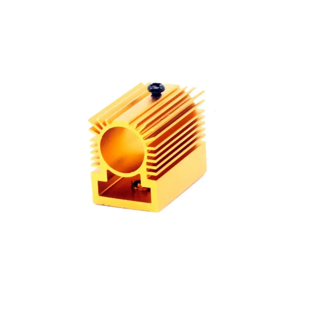 Pemegang Heatsink pendingin Laser aluminium, penghilang panas Radiator jumlah 20x27x50mm UNTUK modul dioda Laser 12mm