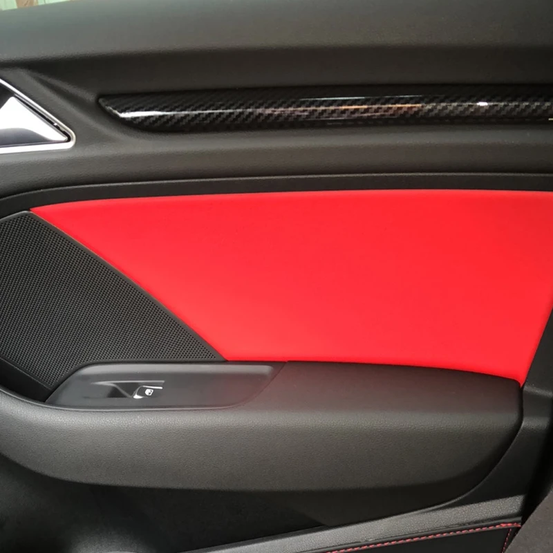 Soft Leather Door Panel Cover For Audi A3 2014 2015 2016 2017 2018 4pcs/set Car-styling Interior Door Panel Skin Cover Trim