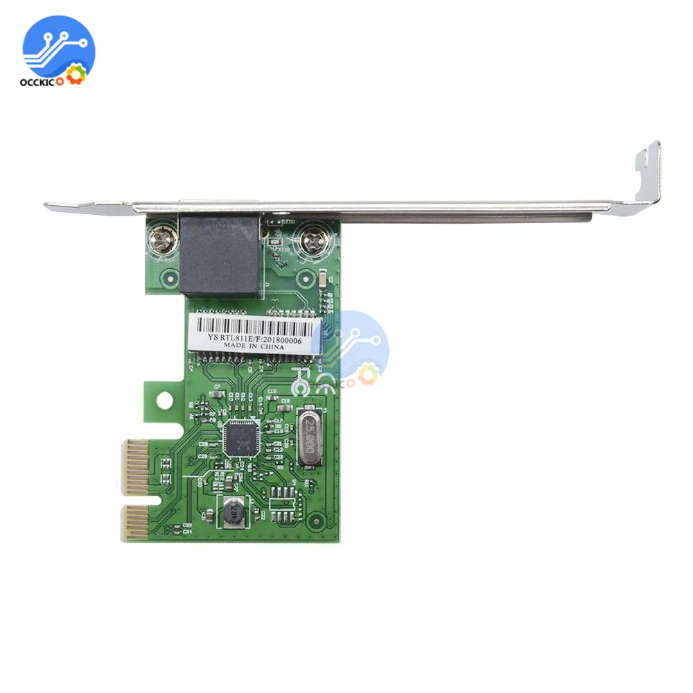 1000Mbps Network Card Gigabit Ethernet PCI Express PCI-E 10/100/1000M RJ-45 LAN Adapter Converter Connector Network Controller