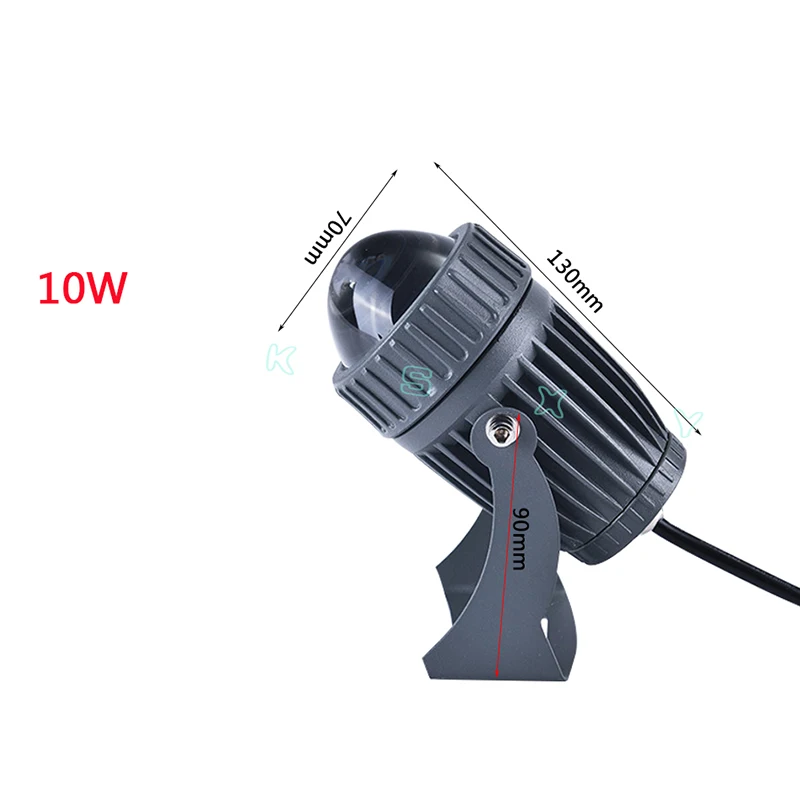 Outdoor Led Floodlight 3W 10W Led Spot Light Lighting Narrow Angle Wall Washer Landscape Lighting AC100 240V DC12V