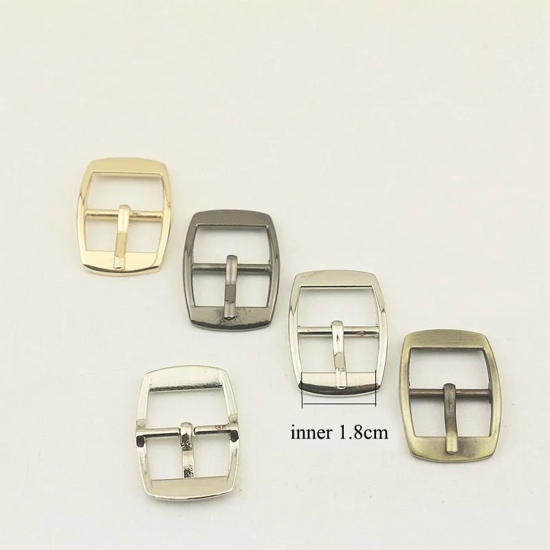 

30pcs 16mm Metal Pin Buckles Bag Strap Webbing Adjust Slider Hook Decoration Clasp DIY Belt Shoe Buckle Garment Accessories