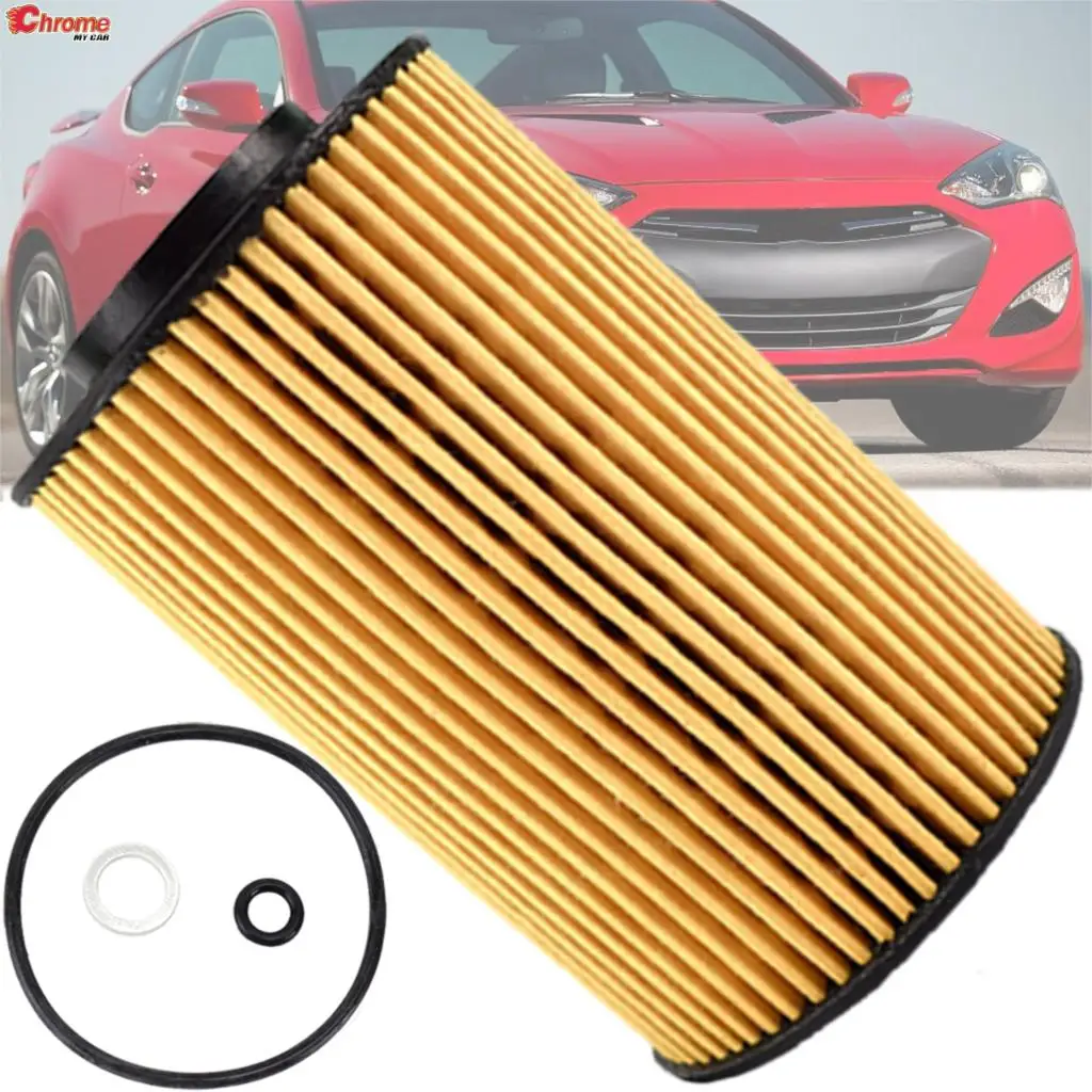 Oil Filter For Hyundai Genesis 2019 2018 2017 2016 2015 2014 2013 2012 2011 2010 3.8 V6 Equus/Centennial 3778ccm 4627ccm 5038ccm