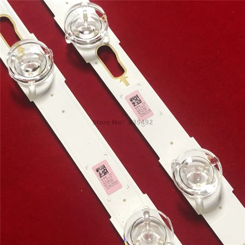 12 Uds tira de LED UE50MU6100 UE50MU6102 UE50MU6103 UE50MU6105 UE50MU6120 UE50MU6122 UE50MU6125 UE50MU6179 UE50MU6192 UN50KU6000