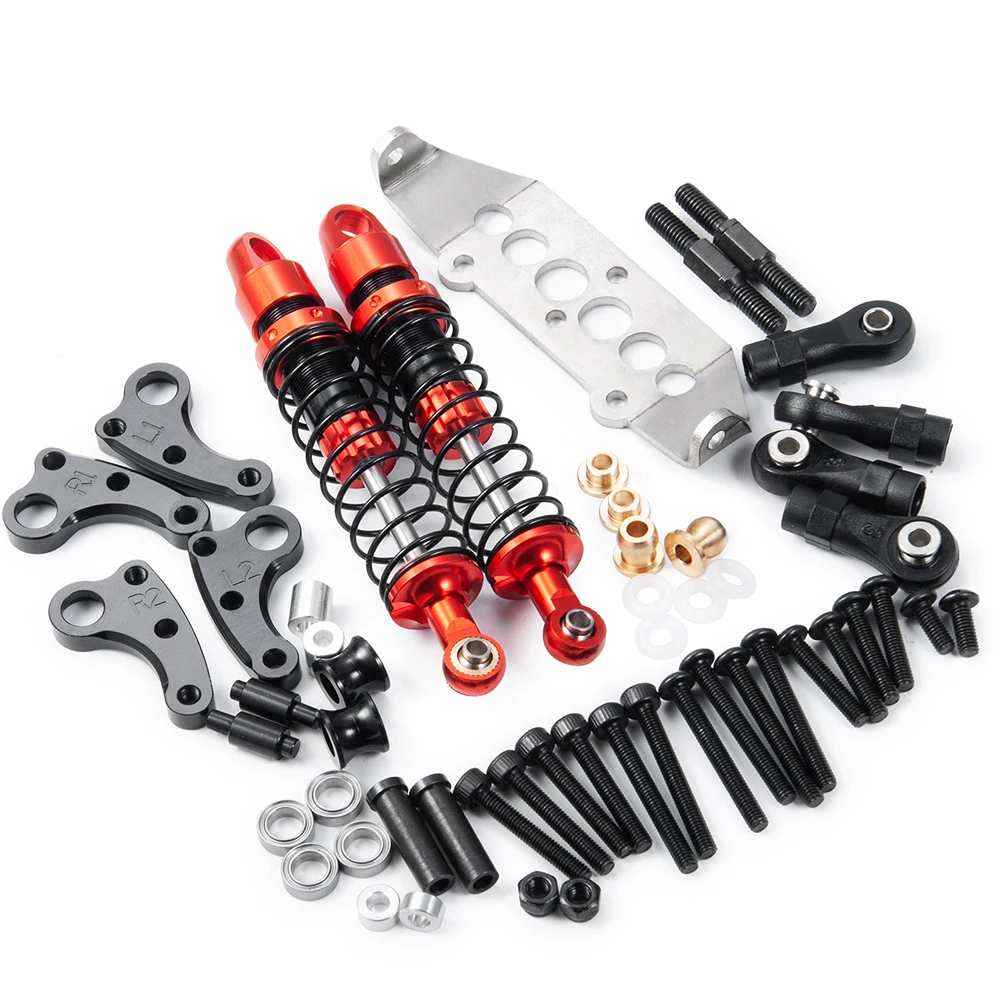 AXSPEED RC Auto Cantilever Suspension Shock Kit für 1/10 RC Crawler Axial SCX10 90047 90046 TRX4 4WD Upgrade Teile – Detail 6