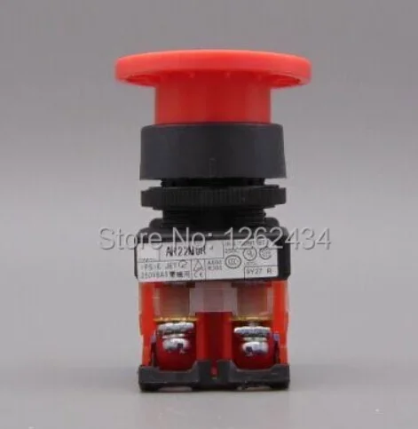 

Mushroom head button AR22MOR-01 Button switch automatic reset (1NC)Mounting aperture:22mm