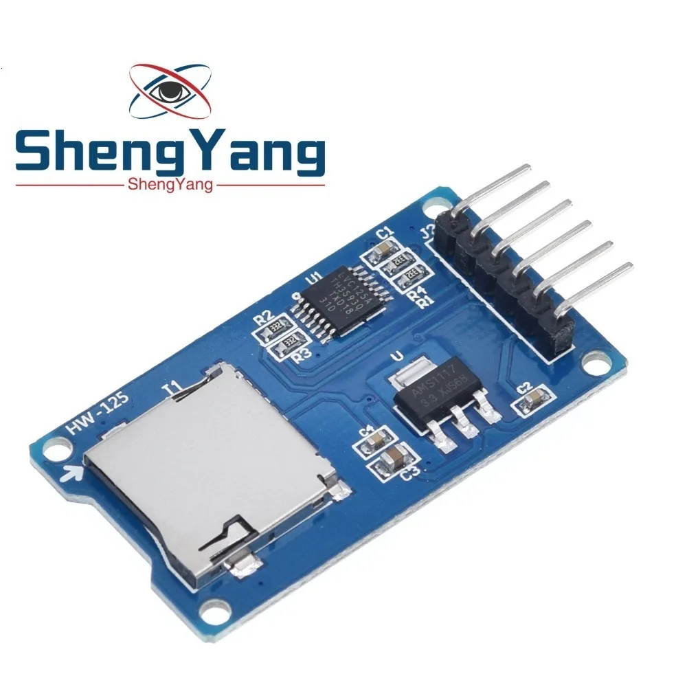 TZT Micro SD Speichererweiterungsplatine Micro SD TF Karte Memory Shield Modul SPI für Arduino – Detail 3