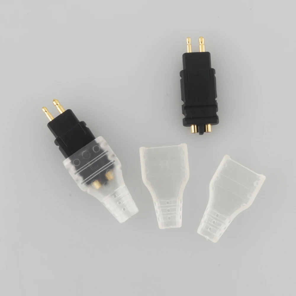 Transparent Vergoldet Aktualisiert adapter für HD580 HD600 HD650 Kopfhörer Headset für diy kopfhörer upgrate kabel