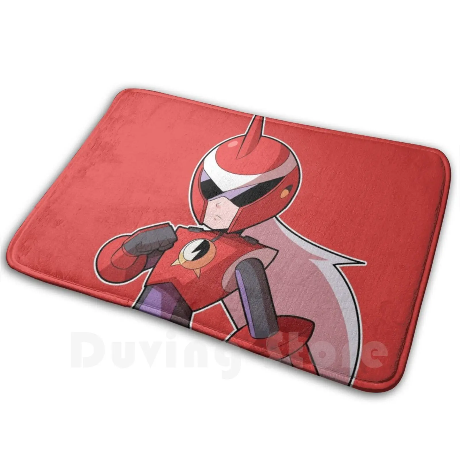 سجادة صغيرة Protoman Exe سجادة وسادة ناعمة غير قابلة للانزلاق Megaman Protoman Blues Mmbn Kawaii ألعاب الفيديو لعبة الفن معركة الأطفال #1