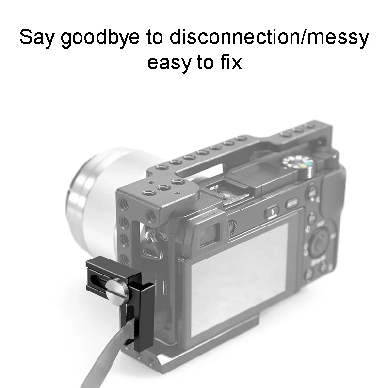 HDMI Cavo Morsetto Universale Gabbia Fotocamera HDMI Morsetto di Bloccaggio REFLEX Accessori Della Fotocamera Piastra A Sgancio Rapido