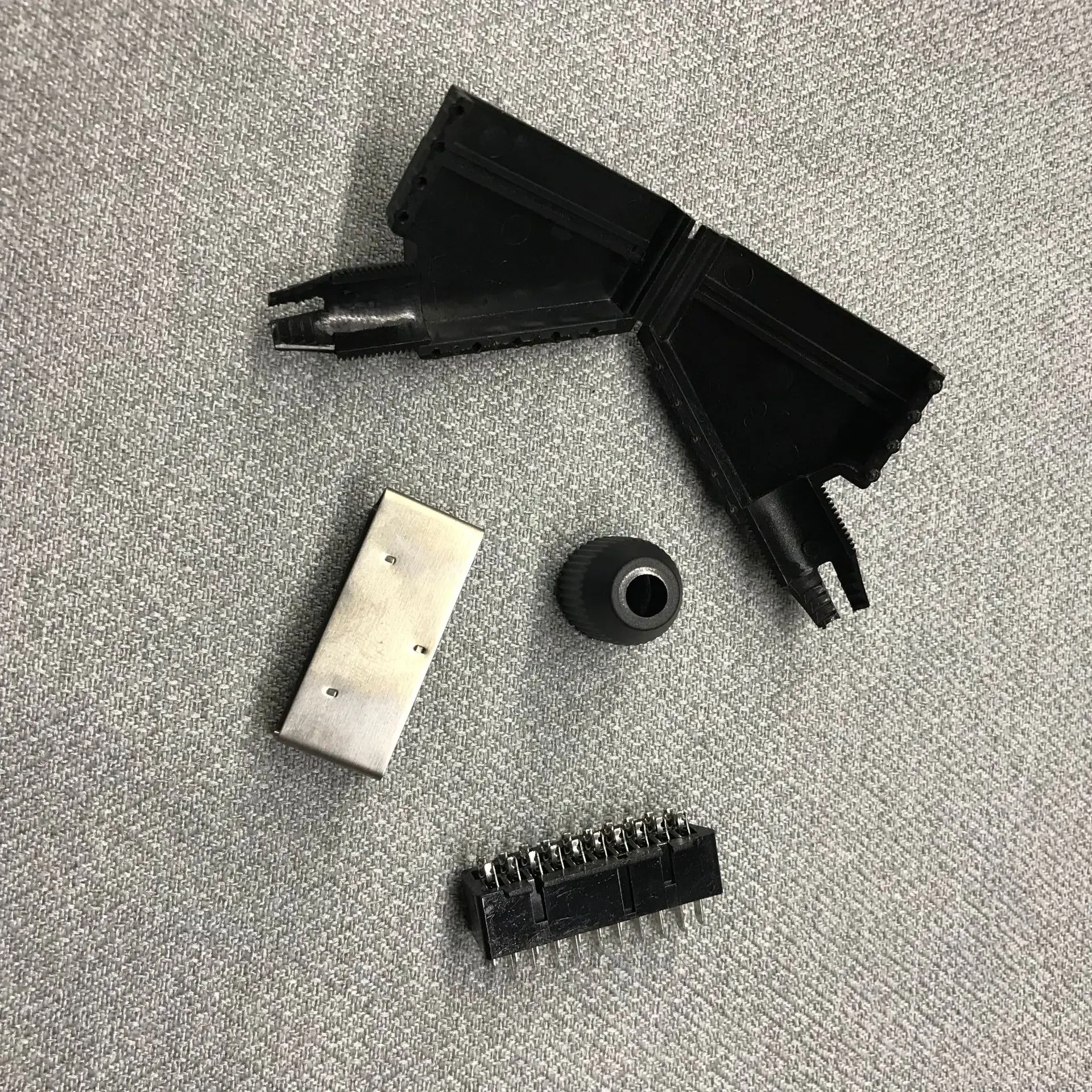 10pcs a lot Scart 21 pin EU plug male connector Connect Port Socket Interface Connector slot
