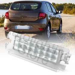 1Pc LED License Number Plate Light LampFor Dacia Logan Sandero B8 II Gen Renault Symbol Logan 2012 2013 2014 2015-Car Tail Light