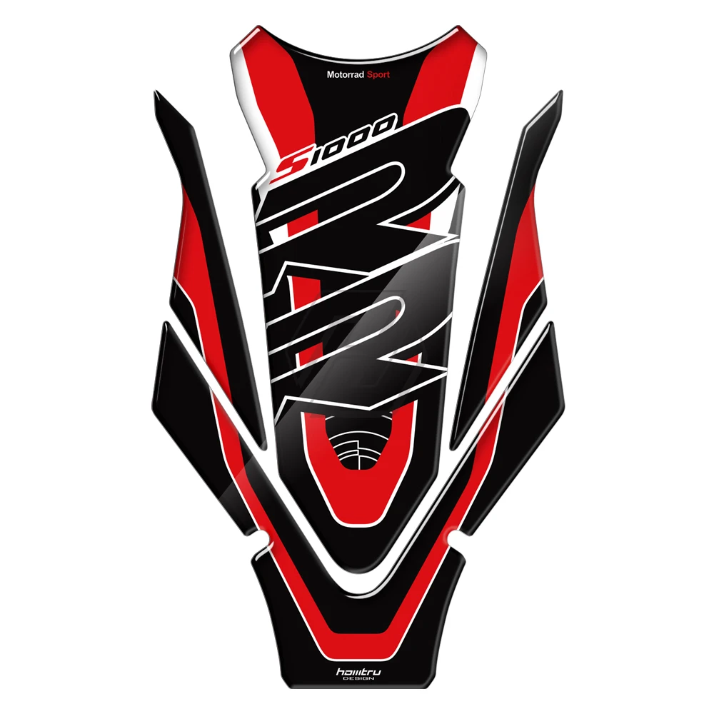 3D Resin Motorcycle Gas Tank Pad Protector Case for BMW S1000RR S1000 RR 2019-2021