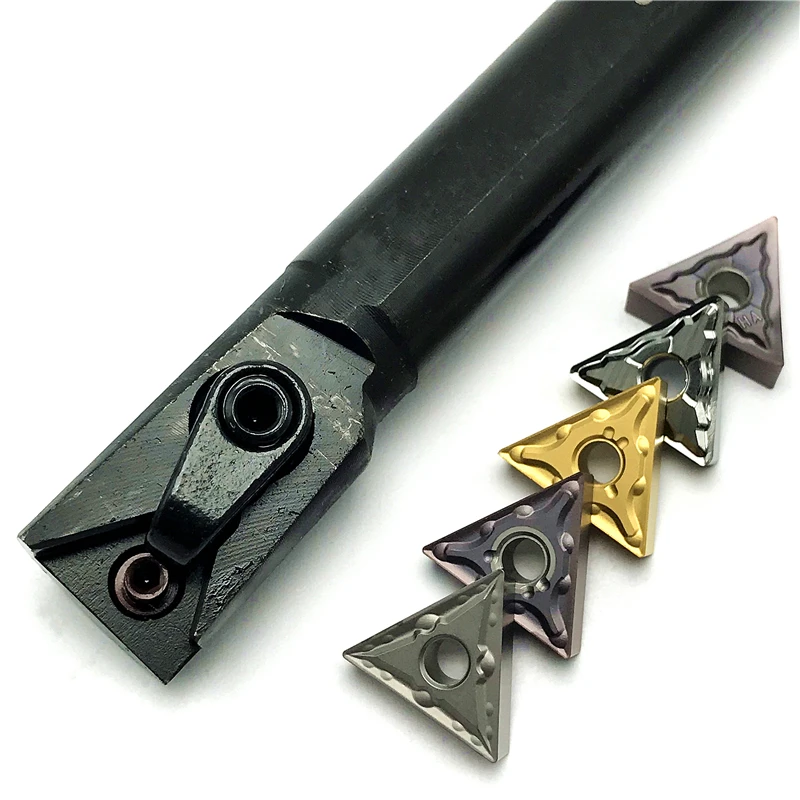Porte-outil de tournage interne + inserts en carbure TNMG, S16Q-MTFNR16 S20R-MTFNR16 S25S-MTFNR16 160404   TNMG 160408   tournant outil de coupe
