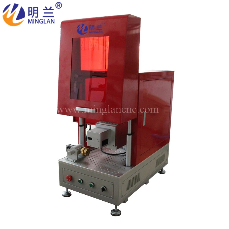 Fully enclose laser Marking Machine fiber laser marking machine Raycus 20W