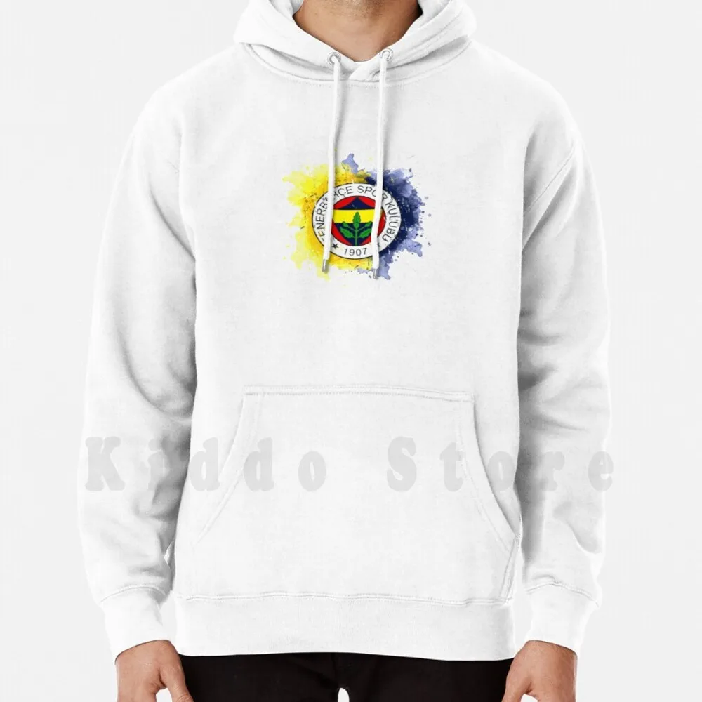 Fenerbahce Logo Hoodies Long Sleeve Fenerbahce Logo Logo Of Istanbul Football Club Turkey Logo Italia Logo Of