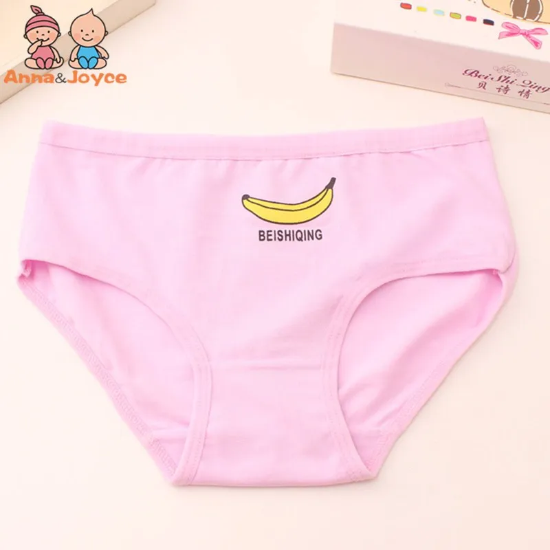 4pc/Lot Girl Triangle Underwear Pure Cotton Baby Briefs Underpant Soft Baby Underwear Shorts Suit 2-10 Years