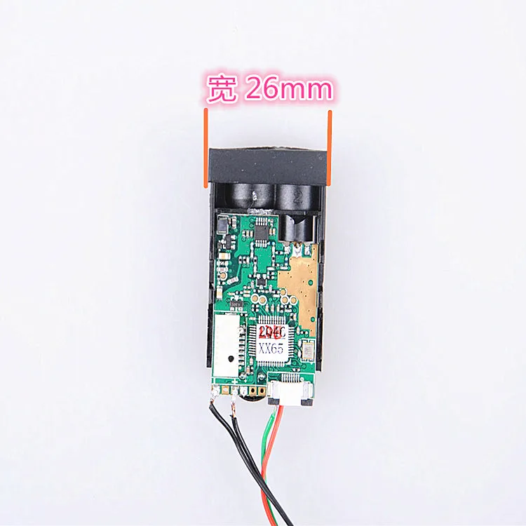 Laser Rangefinder Sensor 50m Module Secondary Development Protocol Serial Port TTL Level to RS232 Belt Development