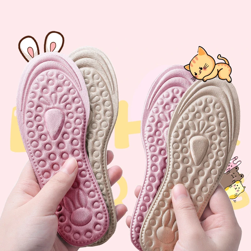 Children Memory Foam  Insoles Breathable Ventilate Sweat Absorbing Deodorize Decouple Boy and Girl Free Tailor Sport Soft-soled