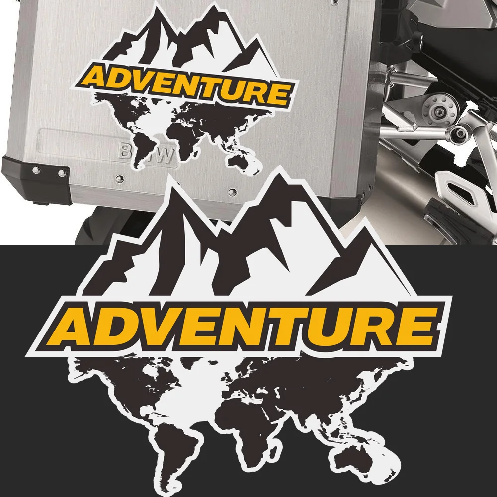 For BMW R1200gs F850gs F800gs R1250gs F750gs R1150gs G310gs R 1200 F800 GS Adventure Panniers Luggage Aluminium Stickers Trunk