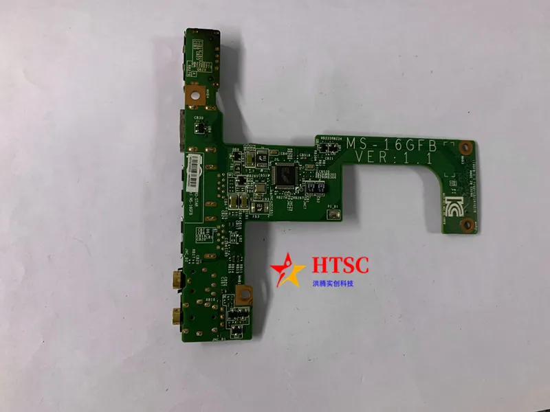 Original FOR MSI Ge60 Ms-16gf Audio Jack HDMI USB Board Ms-16gfb test OK