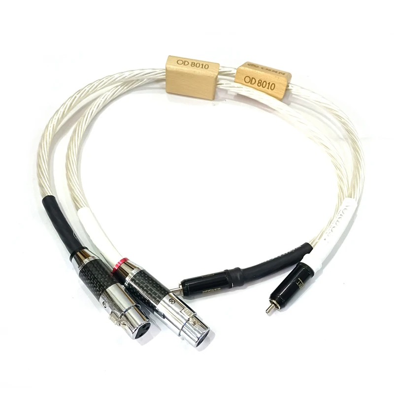 hifi RCA to XLR Male/Female Audio Cable Extend Cord Wire Hi-End Odin Silver Plated Shield Hifi Data Cable