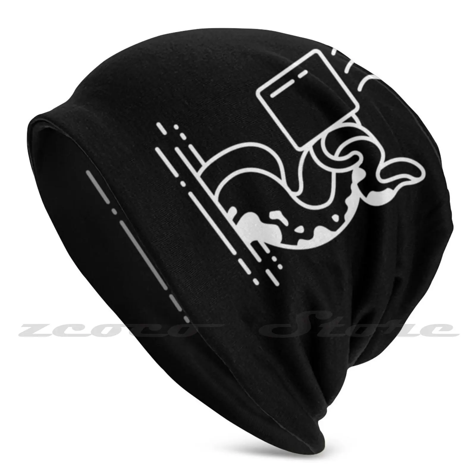 Gentle Tentacle Alt Knit Hat Elastic Soft Personalized Pattern Present Cap Tentacle Coffee Anime Hentai Octopus