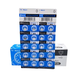 Botão Coin Cell Battery para Watch, AG4, SR626SW, LR626, 377A, 177, Venda Barata, 100% Original, 10Pcs