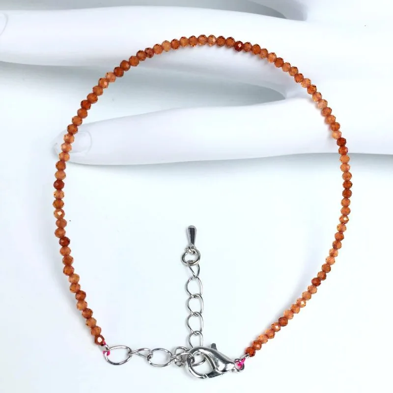 Naturstein Rosenquarz Amethyst 2/3/4mm Kleine Runde Steine Armband Mini-Armband Geeignet als Geschenk für Männer und Frauen – Detail 16