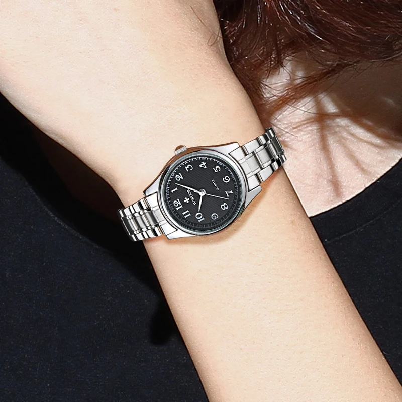 Luxury WWOOR Watch For Women Fashion Simple Dress Ladies Bracelet Wristwatch Waterproof Stainless Steel Female Clock Reloj Mujer